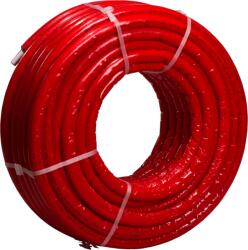 CONCEPT MLC S4 PE-RT/Al/PE-RT ötrétegű csõ, szigetelt, piros, 20x2mm (100m/tek) (CON_D-201704-I040R)
