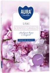 AURA 6 бр. чаени свещи aura с аромат на люляк (p15-38)