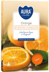 AURA 6 бр. чаени свещи aura с аромат на портокал (p15-63)