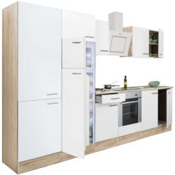 Leziter Yorki Konyhabútor - Sonoma Tölgy/Fehér - 300cm (L330STFH-SUT-PSZ-FF)