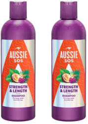 Aussie SOS Long & Strong sampon (2x300 ml)