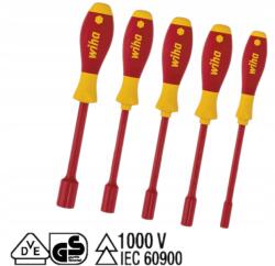 Wiha 5 db-os SoftFinish electric Vde csavarhúzó készlet 29466 dugókulcs (29466)