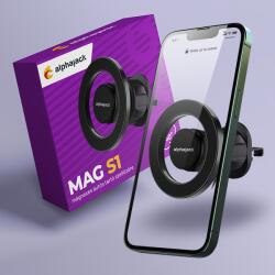  Alphajack MAG S1 mágneses telefontartó szellőzőre (Magsafe kompatibilis) autós - studioeszkozok