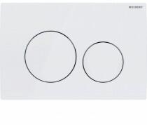  Nyomólap, Geberit, Delta20, kétmennyiséges öblítéshez, alpin fehér, 115.127. 11.1 (115.127.11.1)