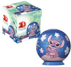 Ravensburger - Puzzle 3D bila Disney Stitch Angel 54 piese (RVS3D11598) - ookee