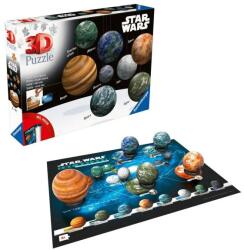 Ravensburger - Puzzle 3D planetele din galaxia Star Wars 531 piese (RVS3D11577) - ookee