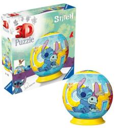 Ravensburger - Puzzle 3D bila Disney Stitch 72 piese (RVS3D11596) - ookee