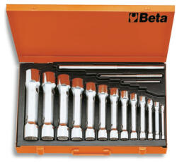Beta 930/C13 13 részes erősített tizenkétszögű csőkulcs szerszám készlet kofferban (BETA 930/C 13) (BETA-009300098)