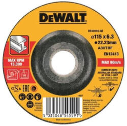 DEWALT Fast Cut Tisztító korongok fémre 230mm x 6.0mm x 22.23mm (DEWALT-DT43919-QZ)