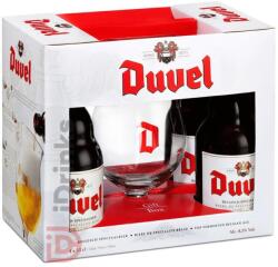 Duvel Moortgat Duvel 4-es Pack (DD+Pohár) [4*0, 33L|8, 5%] - diszkontital