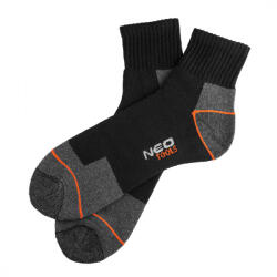NEO Munkazokni, rövid, 70% pamut, 30% polyester, megerősített sarok, lélegző (NEO-82-355)