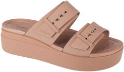 Crocs Női papucs, Crocs Brooklyn Low Wedge Sandal 37 barna