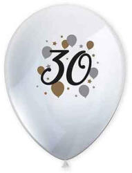 Procos 30" év mintás latex lufi 6db-os szett (95622)