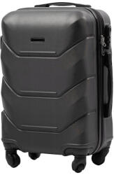 Leziter TraveLux Max közepes bőrönd keményfedeles 68x45x25 cm fekete (8019-BL24) - leziteronline