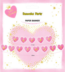 Procos Little Princess szülinapi "Happy Birthday" party banner (96607)