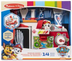 Melissa & Doug Mancs őrjárat Marshall fa készségfejlesztő tűzoltóautó szett kiegészítőkkel - Melissa & Dough (33276K) - jatekshop
