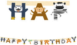 Procos Vidám állatos party banner (96601)