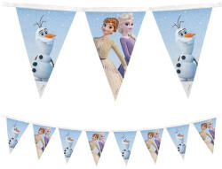 Procos Jégvarázs 2 mintás újrahasznosítható party zászlófüzér 230cm (95591)