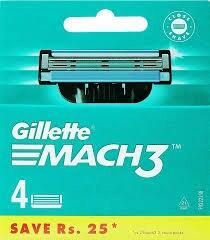 Gillette MACH3 utántöltő 4 db-os Men helyettesítő csomagolás (4987176150455)