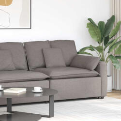 vidaXL tópszínű moduláris kanapé karfás végmodul párnákkal 100 cm (4104392) - valora