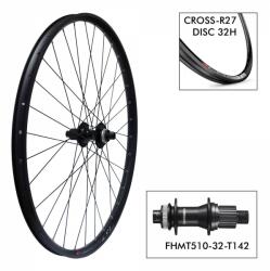 MACH1 Bicikli kerék Mach1 T. Cross-R27 32H - MT510 12x142 29 fekete