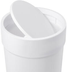 Umbra Touch Műanyag Fürdőszobai Szemetes Fehér Billenő Fedéllel (KHM-023269-660)