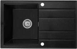 Gamma Modern 8050, 1 rekeszes gránit mosogató 790x500x210 mm, fekete pettyes, GMA-ZM-8050-BP (GMA-ZM-8050-BP)