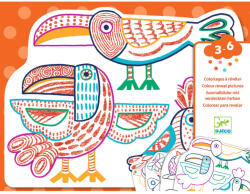DJECO Meglepetés színező - Vadállatok - Wild families (DJ00066) - kvikki