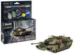 Revell M1A1 AIM(SA)/ M1A2 Abrams (63346) 1: 72 makett készlet kiegészítőkkel (63346)