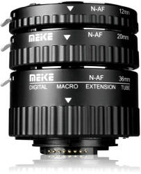 Meike Nikon DSLR makro közgyűrű - Nikon MK-N-AF1-B makro közgyűrűsor adapter (N-AF1-BL)