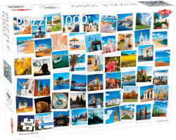TACTIC - Nyári vakáció kollázs puzzle 1000 db-os (58279)