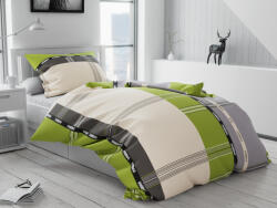  Pamut ágyneműhuzat DANIELA zöld Ágyneműhuzat mérete: 70 x 90 cm | 140 x 200 cm