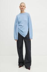 Victoria Beckham gyapjú pulóver könnyű, női, 1125KJU006045A - kék S