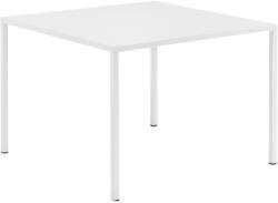Pedrali Fehér fém étkezőasztal Fabbrico 80x80 cm (80X80_BI100E)