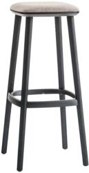 Pedrali Szürke kárpitozott bárszék Babila 2706/A 78 cm (2706/A_AN_NERO_G63)