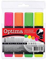 Optima Szövegkiemelő OPTIMA 4db-os készlet (120924) - mystock