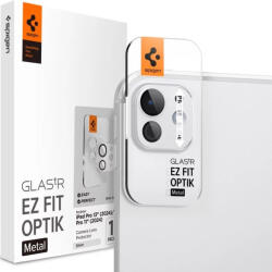  Apple iPad Pro 11 (2024) / iPad Pro 13 (2024), Kamera lencsevédő fólia, ütésálló fólia, Tempered Glass (edzett üveg), Spigen Glastr Ez Fit Optik Pro Metal, ezüst