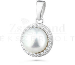  Ezüst medál tenyésztett gyönggyel (AG29557) 40-70792-629