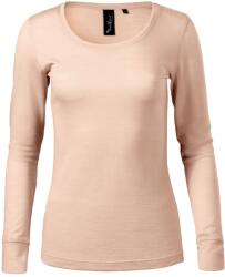 MALFINI Női hosszú ujjú póló Merino Rise LS - Cameo | M (160C514)