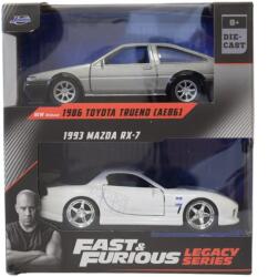 Jada Toys Fast &, Furious: Pachet de modele auto 1986 Toyota Trueno AE86 și 1993 Mazda RX-7 1/32 - Jada Toys (253202031)