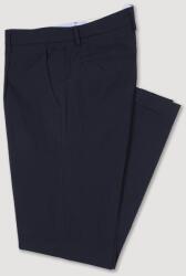 Brooksfield Slim Fit Pleated Chinos - Navy - 48/S