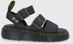 Dr. Martens bőr szandál Gryphon Quad fekete, női, platformos - fekete Női 38