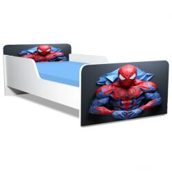  Pat baieti Spiderman 4 Gama Creativ, cu Saltea SafeNest 130x60 Cm, 2-6 Ani Ptv8153 (PTV8153)