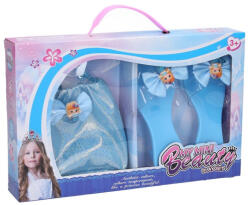 Wiky Hercegnő gyerek jelmez szett 18 cm-es magassarkúval és kézitáskával (037657)