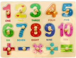 TifanTEX Puzzle numerale în limba engleză (Puzzle Învăț limba engleză, ) (5668E5)