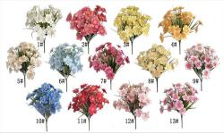 Buchet floricele artificiale color pentru aranjamente florale (8481)