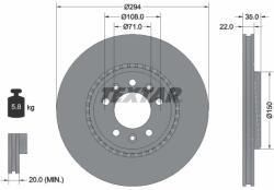 TEXTAR Disc frana TEXTAR 92287103 (92287103)