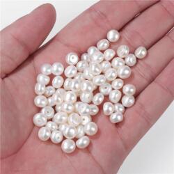  Perle de Cultura Rondele Margele Pentru Cercei 12-12, 5 x 12-12, 5 x 7 mm - AAA - Jumatate Forat - 1 Pereche