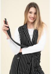 budmil mellényruha, női, fekete-fehér (20650035-001242)