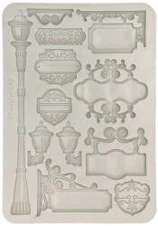  Szilikon öntőforma A5 - Art of Travelling plates - gipszkiöntéshez és öntőformázáshoz